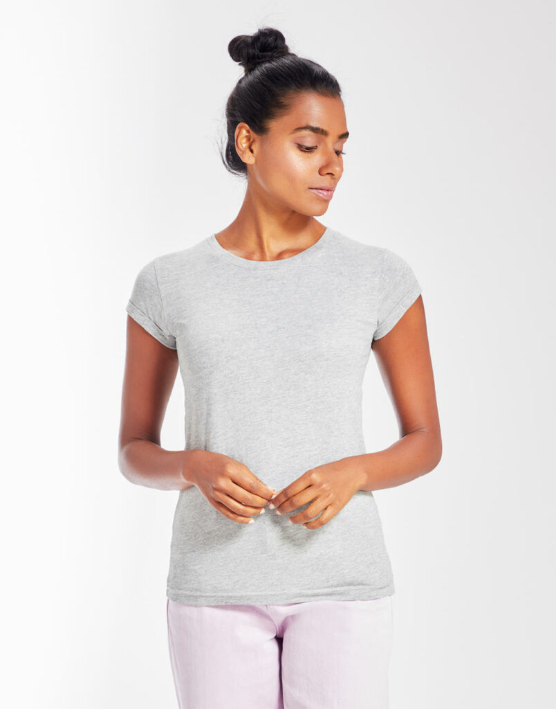 Women’s Organic Roll Sleeve T