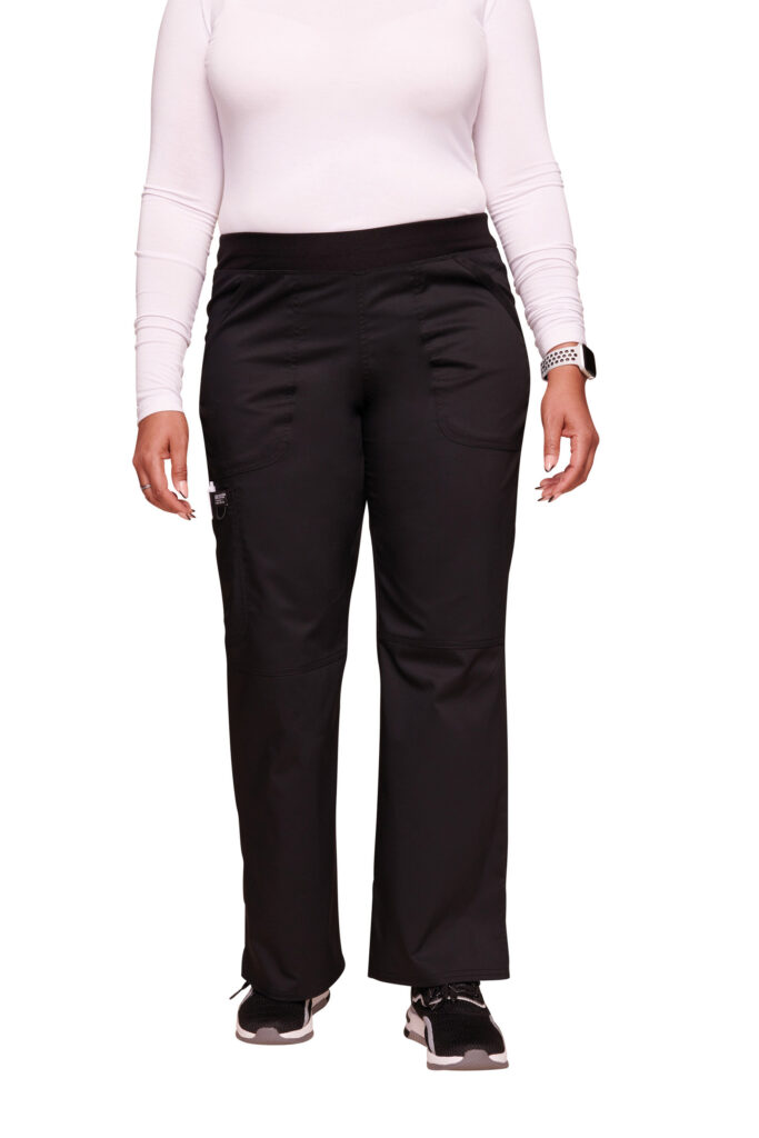 Ladies’ mid-rise pull-on cargo trousers