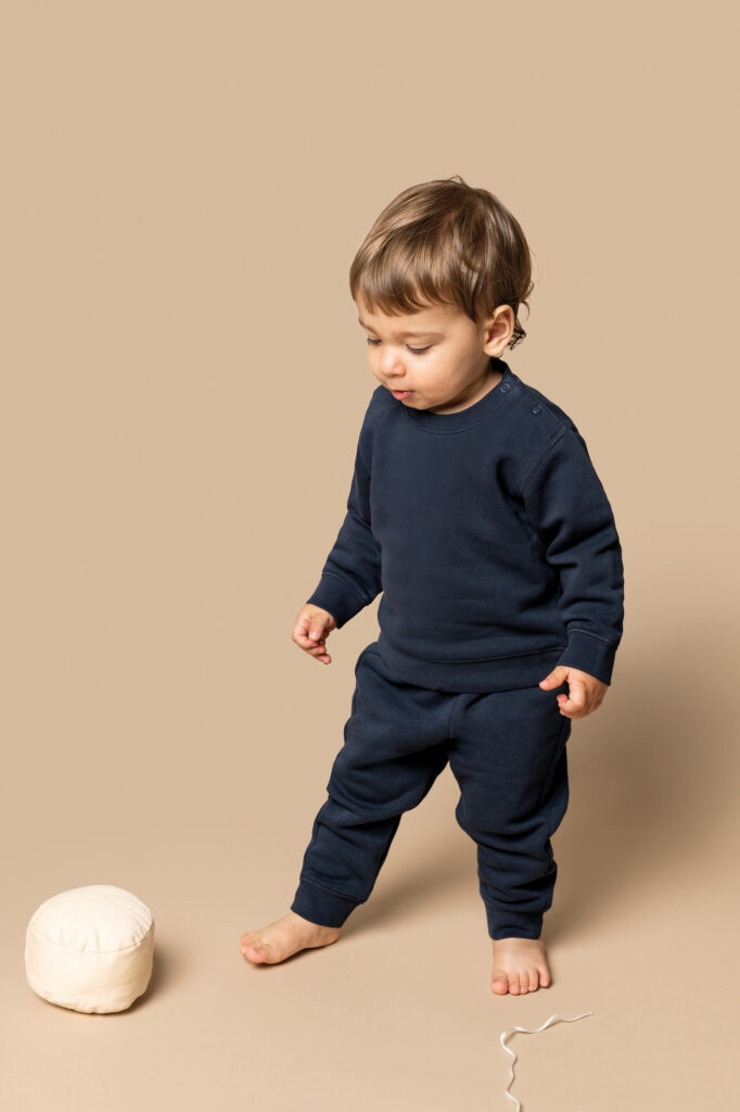 Babies eco-friendly fleece trousers