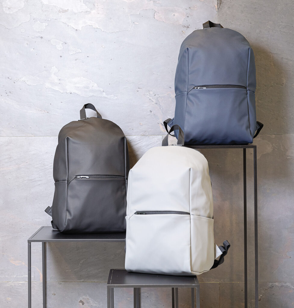 Smooth PU 15.6″laptop backpack